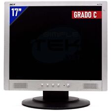 Monitor de tela Acer Al1714 tela LCD 17" 4:3 5:4 PC VGA VESA DVR alto-falante comprar usado  Enviando para Brazil