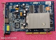 Placa de vídeo nVIDIA GeForce FX5200 256MB AGP 8X VGA jogos retrô, funcionando #D84 comprar usado  Enviando para Brazil