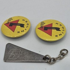 Chaveiro promocional vintage Redline BMX Bicycles e botões de 20º aniversário comprar usado  Enviando para Brazil