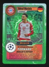 2024 Topps Merlin UCL Soccer Gamers Lightning Green #MG12 Jamal Musiala comprar usado  Enviando para Brazil