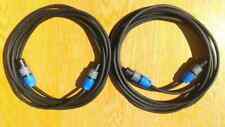 Pair tour speakon for sale  UTTOXETER