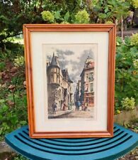Ancienne lithographie paris d'occasion  France