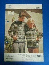 Vintage sjobergs islandpullove for sale  HAWICK