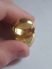 Caixa de pílulas de obsidiana/anel venenoso vintage Avon - ajustável comprar usado  Enviando para Brazil