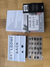 Lightbox buchstaben black gebraucht kaufen  Bietigheim-Bissingen