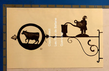 Enseigne ancienne vache d'occasion  Beaumont-de-Lomagne