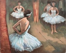 Tableau huile toile d'occasion  Paris IX