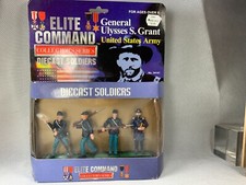 Lote de 4 bonecos ACW Union Infantry 54m metal pintado por Elite Command comprar usado  Enviando para Brazil