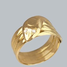 Antique snake ring for sale  LONDON