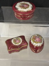 Limoges porcelain trinket for sale  COLCHESTER