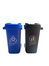 Ashland Desk Decor Mini Plastic Recycle & Trash Bin comprar usado  Enviando para Brazil