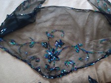 Antique black lace for sale  BISHOP AUCKLAND