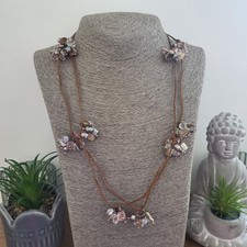Long claspless necklace for sale  PRUDHOE