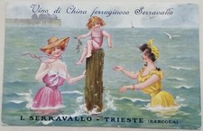 Cartolina pubblicitaria vino usato  Roma