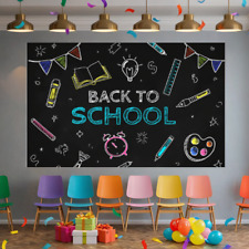 Back school backdrop for sale  Shipping to Ireland