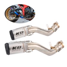 Silenciador de pontas de escape tubo link médio CBR650R para Honda CBR650F CB650F 2014-18 60mm, usado comprar usado  Enviando para Brazil