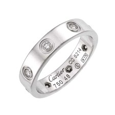 Anel Cartier Mini Love diamante completo ouro branco 18K 750 tamanho 48 4,5 (EUA) 90297304 comprar usado Anel Cartier Mini Love diamante completo ouro branco 18K 750 tamanho 48 4,5 (EUA) 90297304 comprar usado  Enviando para Brazil