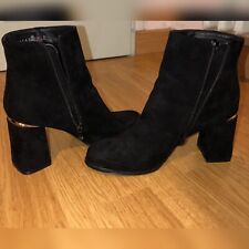 Bottines noires suédine d'occasion  Languidic