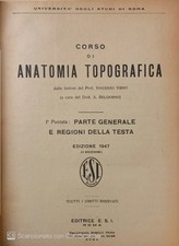Corso anatomia topografica usato  Italia