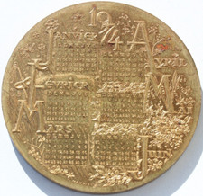 Medaille table bronze d'occasion  Elliant