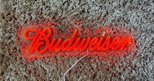 Budweiser neon bar for sale  BUCKLEY