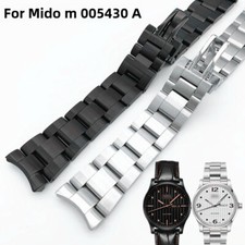 Pulseira de relógio de aço inoxidável 20 22 mm para Mido Multifort M005430A/830AM025 comprar usado  Enviando para Brazil