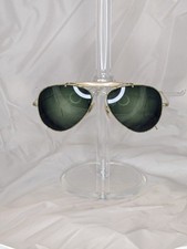 1980 RAYBAN B&L EUA mod. Óculos de sol AVIATOR GOLD PILOT Top Gun vidro verde Rx comprar usado  Enviando para Brazil