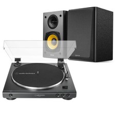 Usado, Alto-falantes ativos Audio-Technica AT-LP60X toca-discos e editor R1000T4 preto comprar usado  Enviando para Brazil