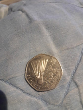 Olympic 50p badminton for sale  NORMANTON