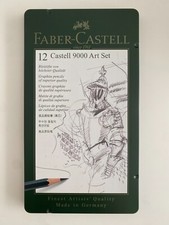 Conjunto de arte lápis grafite Faber-Castell 9000 - Pacote com 12 comprar usado  Enviando para Brazil