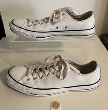 Usado, Converse Chuck Taylor All Star couro baixo OX branco masculino tamanho " 11 comprar usado Usado, Converse Chuck Taylor All Star couro baixo OX branco masculino tamanho " 11 comprar usado  Enviando para Brazil