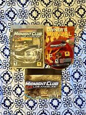 Midnight Club Los Angeles (PS3 PlayStation 3, 2009) Black Label mapa completo na caixa comprar usado  Enviando para Brazil