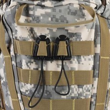 Usado, 5 peças mochila mosquetão corda elástica fivela de fixação (preta) comprar usado  Enviando para Brazil