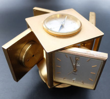 Imhof 8 Tage Werk Tischuhr / Weather Compass compendium 8 days cube table clock, usado comprar usado  Enviando para Brazil