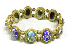 Ancien bracelet emaux d'occasion  Équeurdreville-Hainneville