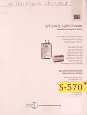 Cortina de luz de seguridad STI, piezas de instalación de operaciones universales cableado manual segunda mano  Embacar hacia Mexico