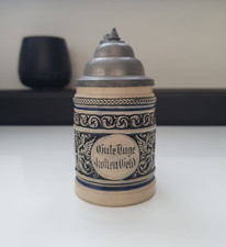 Bierkrug steinzeug zinndeckel gebraucht kaufen  Schwalbach