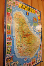 Poster barbados vintage for sale  Hedgesville