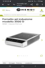 Fornelli induzione modello usato  Palermo
