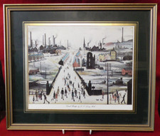 Lowry gold framed for sale  POOLE