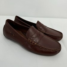Mocassim masculino POLO Ralph Lauren Reynold marrom tamanho EUA 8D sapatos comprar usado  Enviando para Brazil