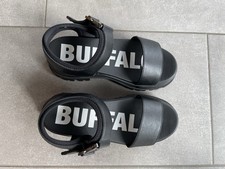 Buffalo plateausandale schwarz gebraucht kaufen  Schloß Holte-Stukenbrock