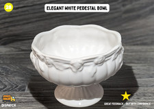 White ceramic pedestal for sale  HALIFAX