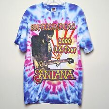 Camiseta grande vintage Y2K Carlos Santana 2000 EUA turnê sobrenatural banda tie dye comprar usado  Enviando para Brazil