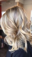 Usado, Peruca reta Ash Blonde Highlight 100% cabelo humano peruca frontal de renda 13x4 comprar usado  Enviando para Brazil