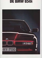 Catalogue / Brochure BMW 850 i 1/1990 Belgique en flamand vlaams, usado comprar usado  Enviando para Brazil