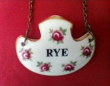 Vintage decanter label for sale  UK
