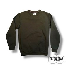 Suéter masculino Tommy Hilfiger gola redonda tamanho M verde escuro algodão, usado comprar usado  Enviando para Brazil