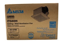 Ventilador de banheiro Delta Breez Integrity exaustor 80 CFM com sensor de umidade ITG80H (OB), usado comprar usado  Enviando para Brazil