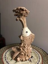 Usado, FIGURINE STATUETTE POISSON AROWANA CHINE CHINOIS ASIATIQUE JAPON EXTREME ORIENT comprar usado  Enviando para Brazil